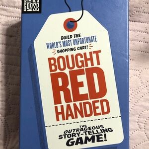 Bought Red Handed Storytelling- The outrageous storytelling game!